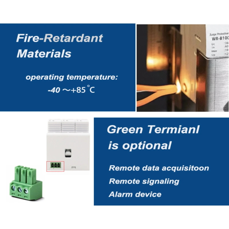 Le SPD AC 2p 275 V/385V/420V Parafoudre Dispositif de protection contre les surtensions