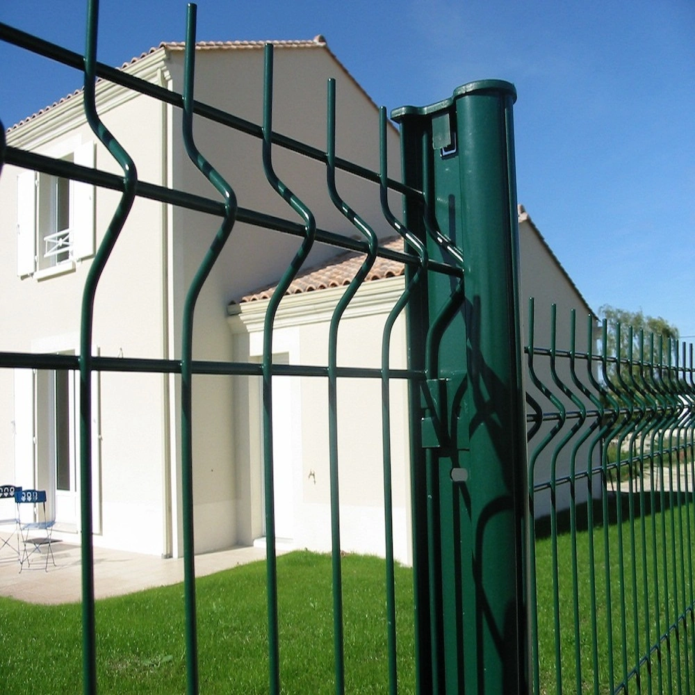 Factory Direct Sale Reinforcing Galvanized Steel Welded Curved 3D Bending Wire Mesh Fence Panel