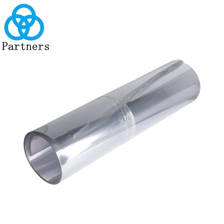 غشاء شفاف شفاف شفاف من البلاستيك الشفاف 450 Mircon لفّة PVC لمدة تشكيل الفراغ