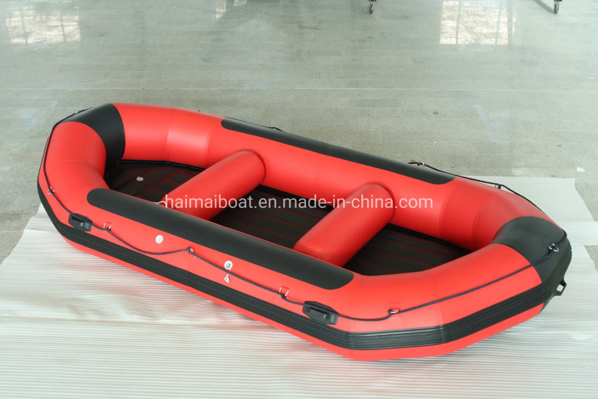 Hot Sale Item Water Sport Product 10 Persons 14feet 4.3m PVC Inflatable Floating Boat Rafting Boat PVC Boat Rapids Boat River Junior Boat Canoe Slalom for Sale
