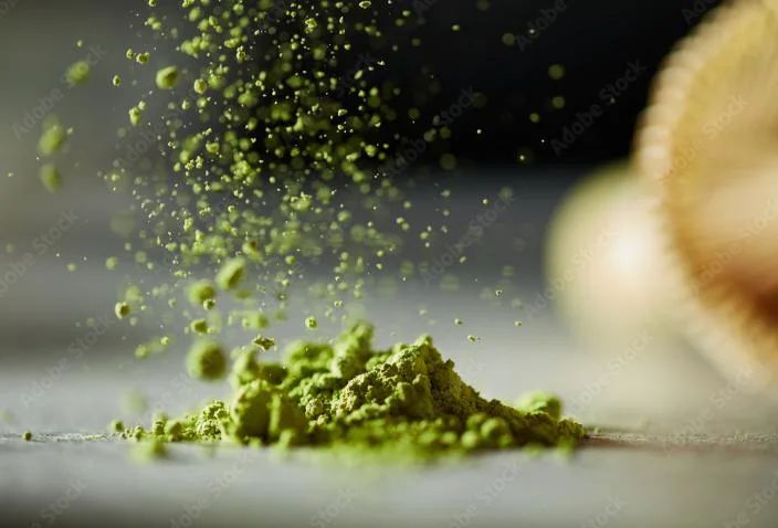 Fabricante de la salud de calidad ceremonial Matcha orgánico de té verde en polvo instantánea