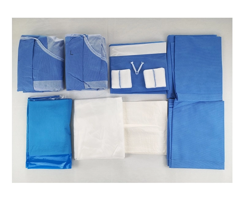 Medical Non-Woven SMS Surgical Pack Disposable Baby Ob Delivery Pack
