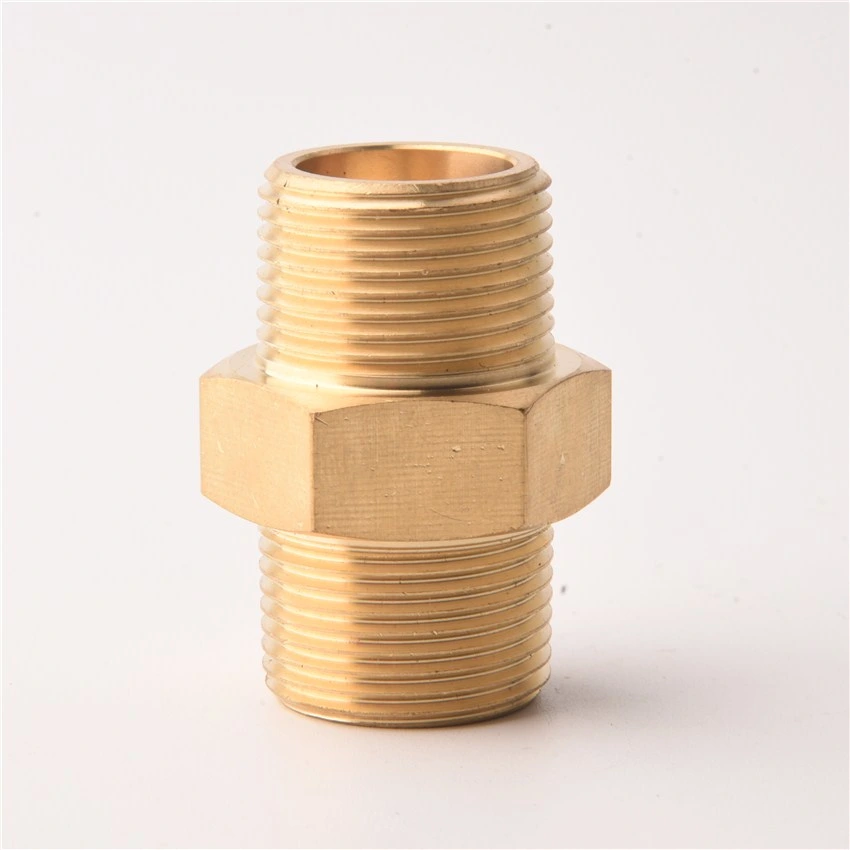 Fayu Nickel Plated Fitting/Nipple/Brass Fitting/Plumbing Fitting/Nipple Brass Fitting