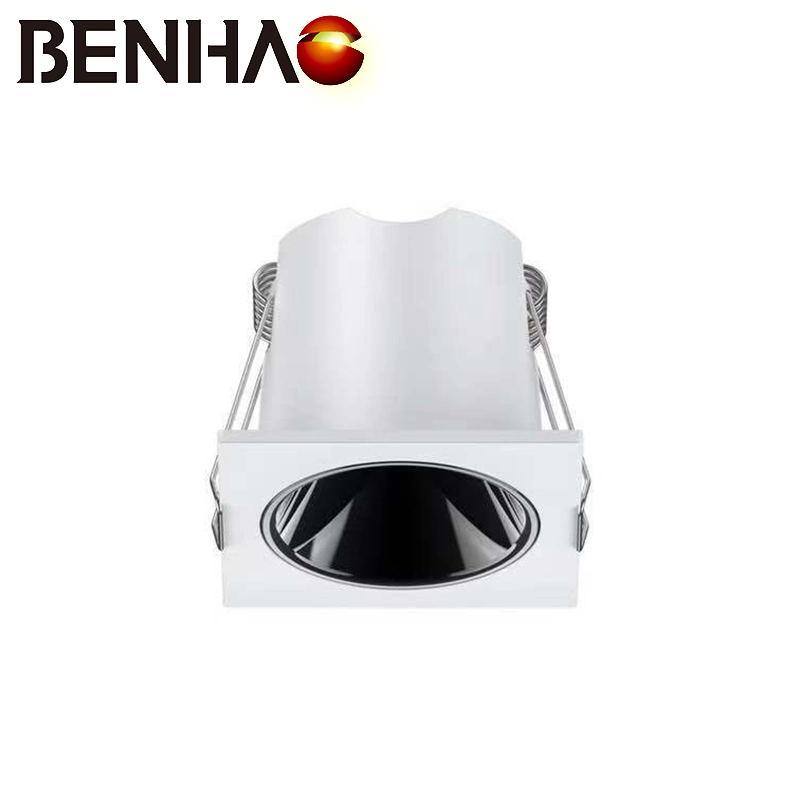 LED Embedded Downlight Narrow Edge Aisle Lamp Deep Cup Anti-Glare Household COB Downlight