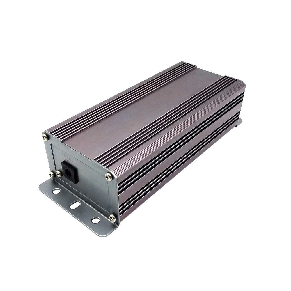 Aluminum Alloy Heatsink Custom Grey Sanblasting Anodized Enclosure Extrusion Router Case