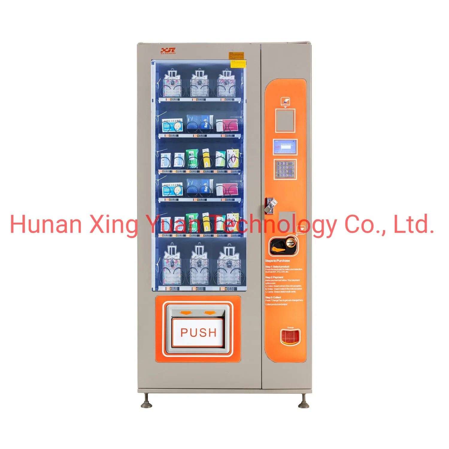 Xy Small Little Snack Drink Vending Machine Automatic Slim Vendor Machine Cooling System