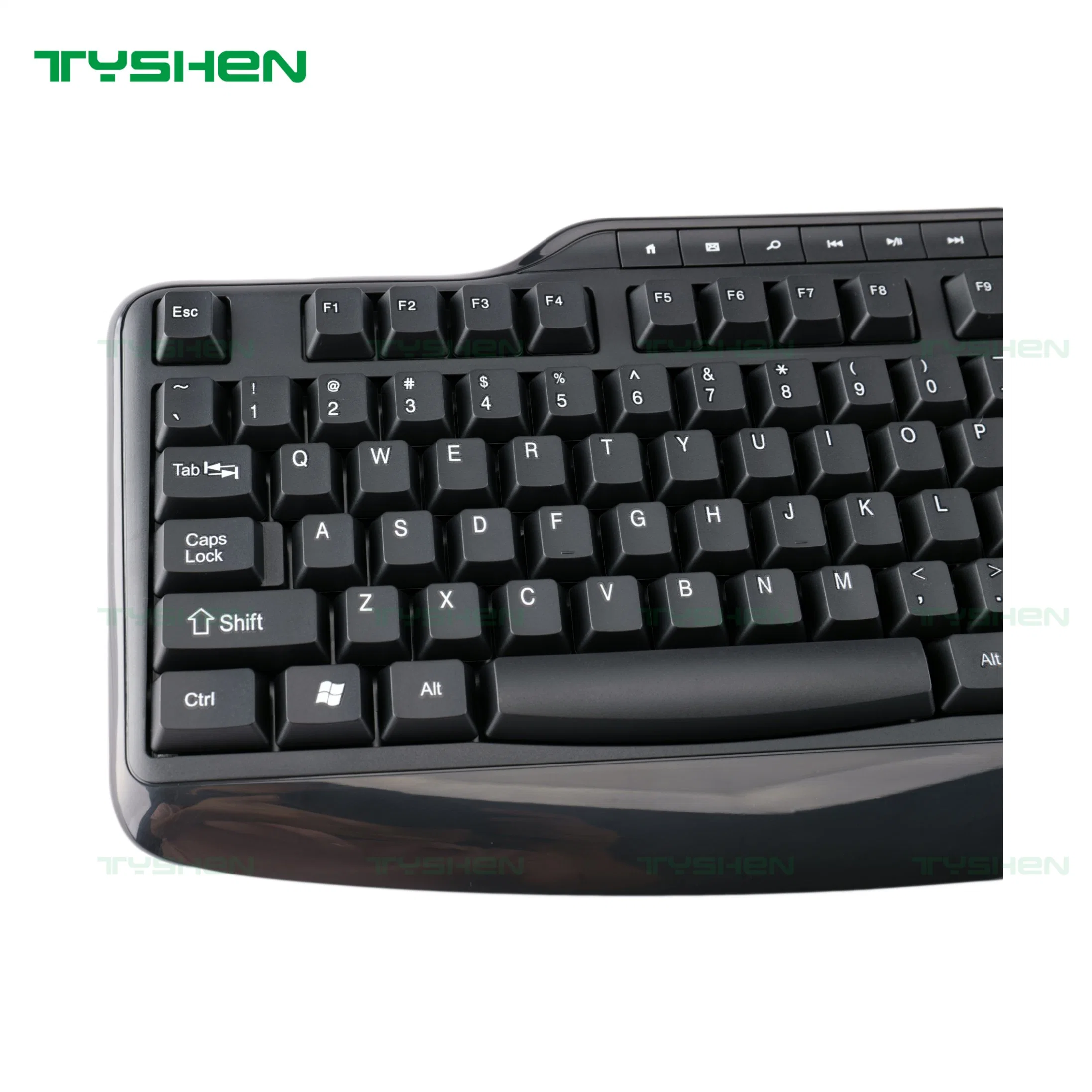 USB-Tastatur für Computer, mit Multimedia-Tasten, CE/RoHS/REACH-kompatibel