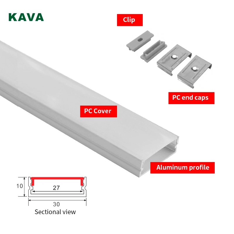 Aufputz Aluminium Schlafzimmer Frei Schneidende Größe Deckenleuchte Display Schrank Moderne LED-Linear-Licht