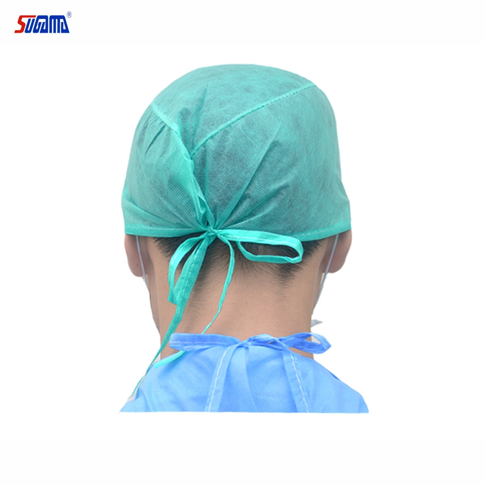 Disposable SMS Medical Cap Nonwoven Surgical Cap for Hospital Housework