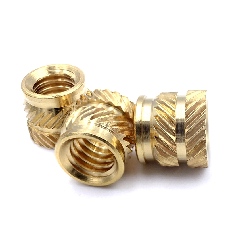 Custom Precision CNC Machined Brass Nuts, Brass Threaded Inserts Aluminium Hex Nut Standard