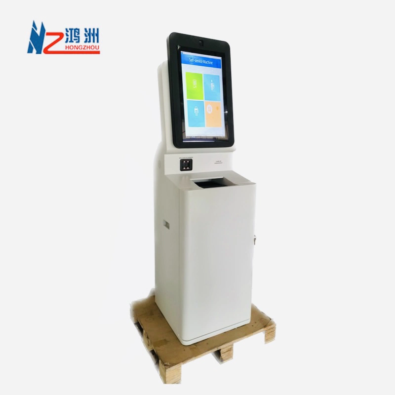 21.5 Inch Factory Cash Payment Kiosk with Cash Acceptor Coin Acceptor A4 Printing Machine Card Dispensing Kiosk