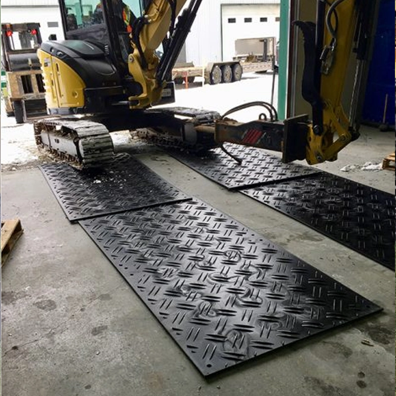 Temporary Road System Extruded Durable Anti Slip HDPE Ground Protection Mats