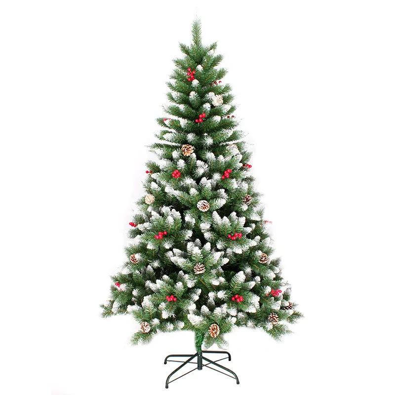 7FT Slim encendido previamente los árboles de navidad artificial con luces LED para interiores Casa Dero