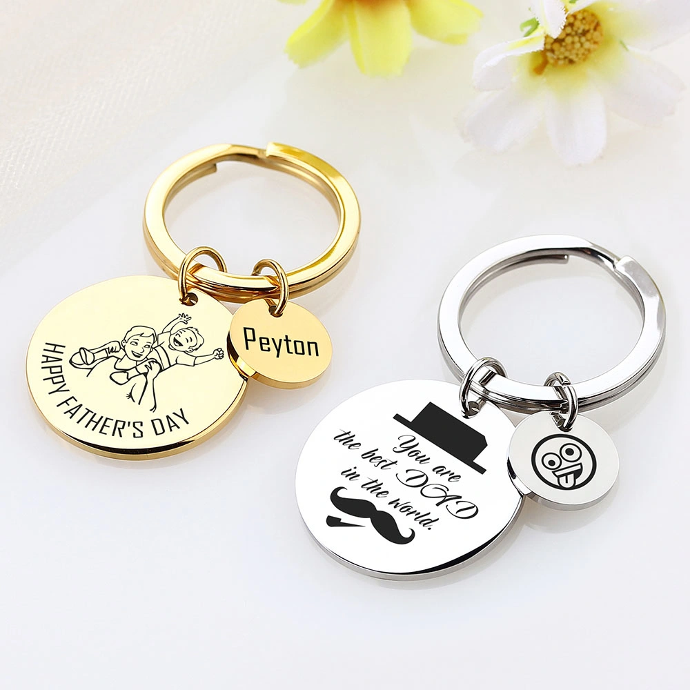 Fashion Accessories Customized Keychain Signature Keyring Personalized Handwritten Gift