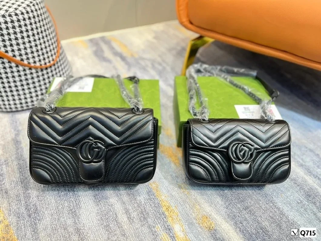 Moderno Nuevo estilo cuero Gg mujer bolso de mano clásica señora hombro Bolsa