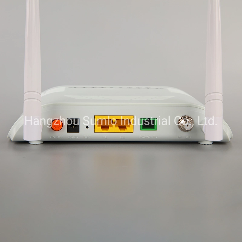 Xpon ONU 1ge+1fe+CATV+WiFi ONU for FTTH FTTX Access