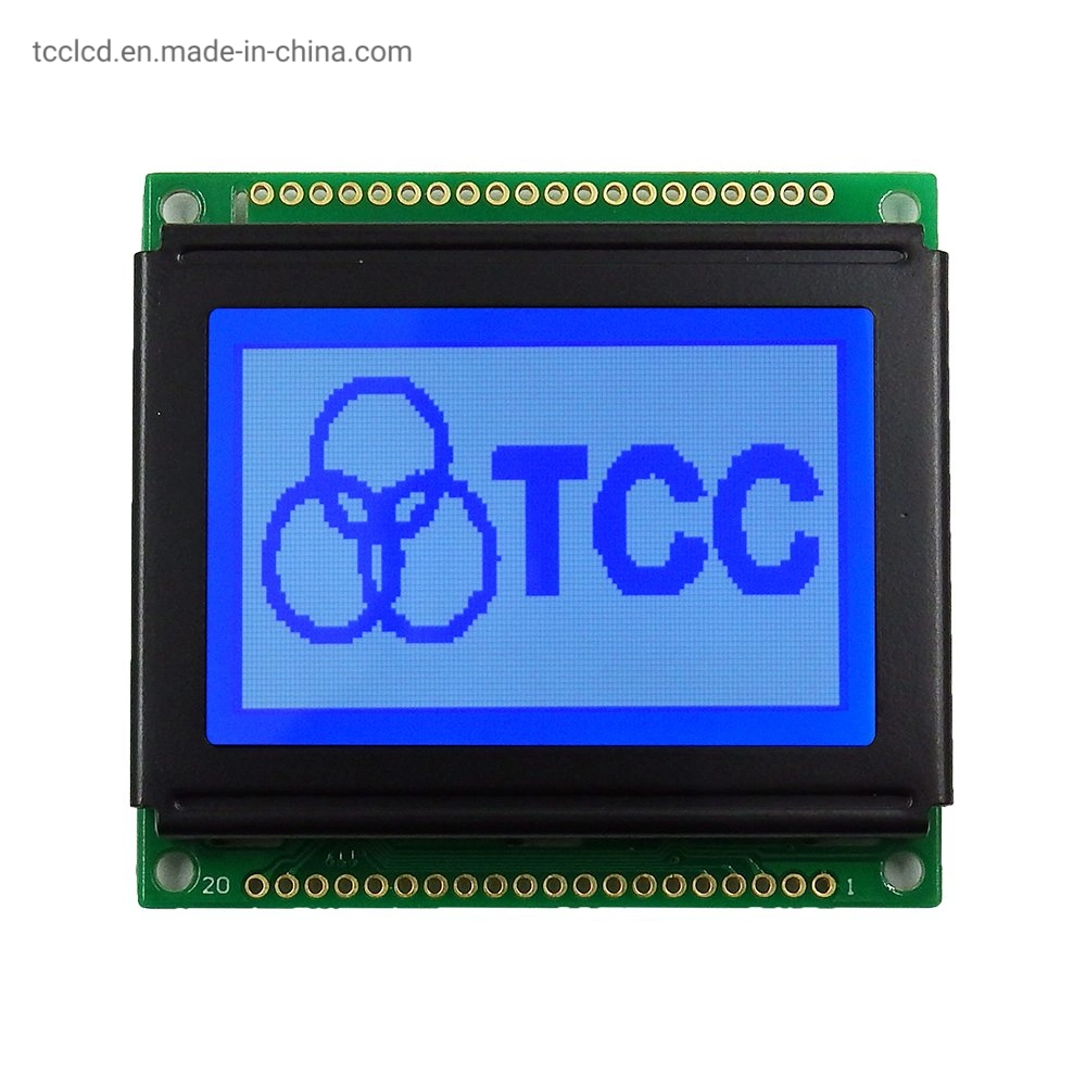 20 Pin Mini 128X64 (IV21) Graphic Blue Ventilator LCD Module Display