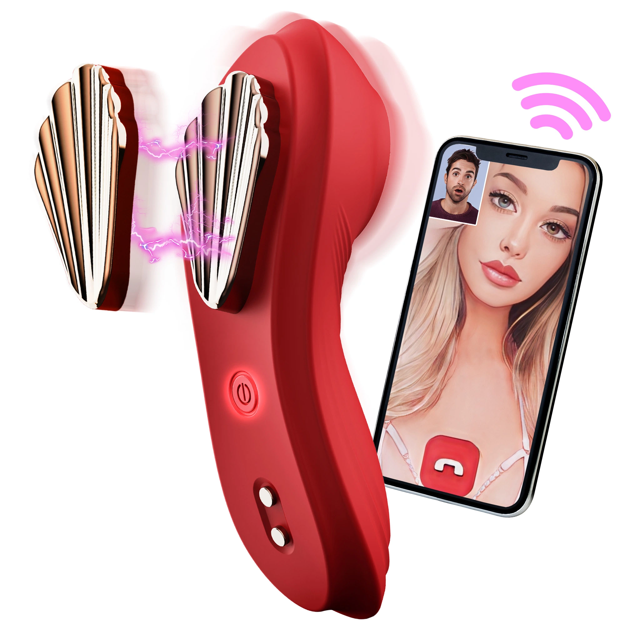 Wearable Panty Vibrator Wireless Remote Control Vibrating Egg Waterproof Rechargeable Butterfly Vibrator Low Noise Clitoral Stimulator Sex Toy for Women