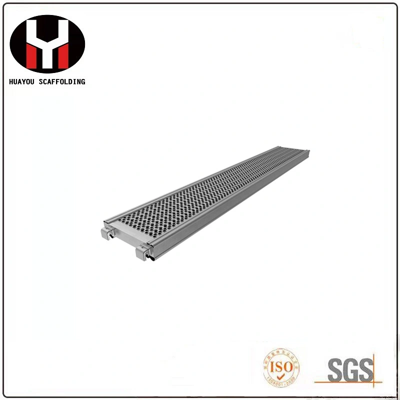 Galvanized Ringlock Scaffold Steel Board Steel Plank with Hook