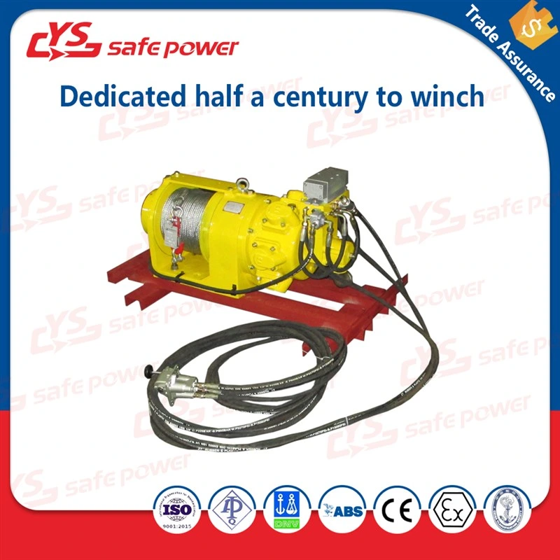 0.5ton Piston-Type Air Winch Remote Control Boat Lift Winch