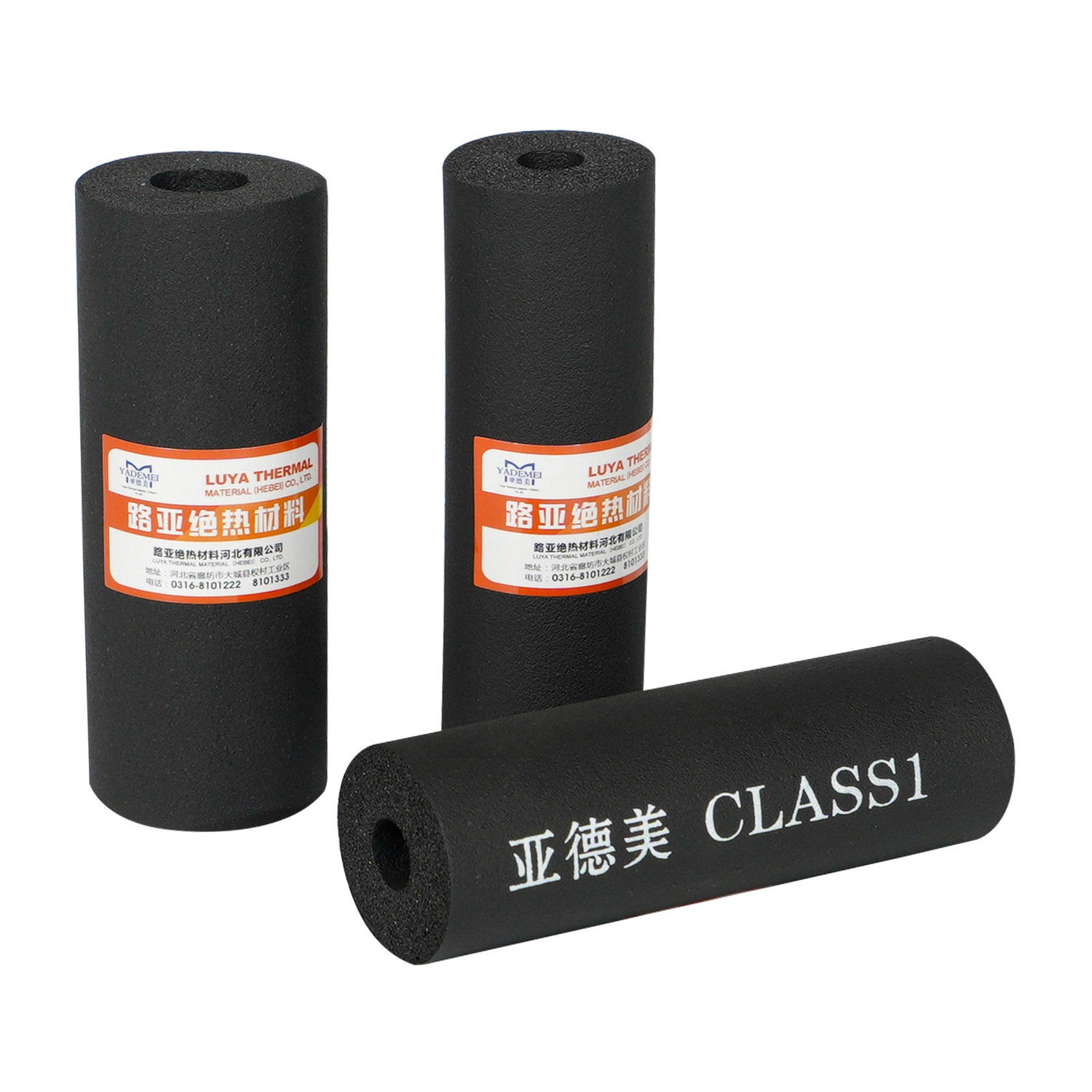 China Manufacture Price CE Certificate Class 0 Fireproof Rubber Foam Board Pipe