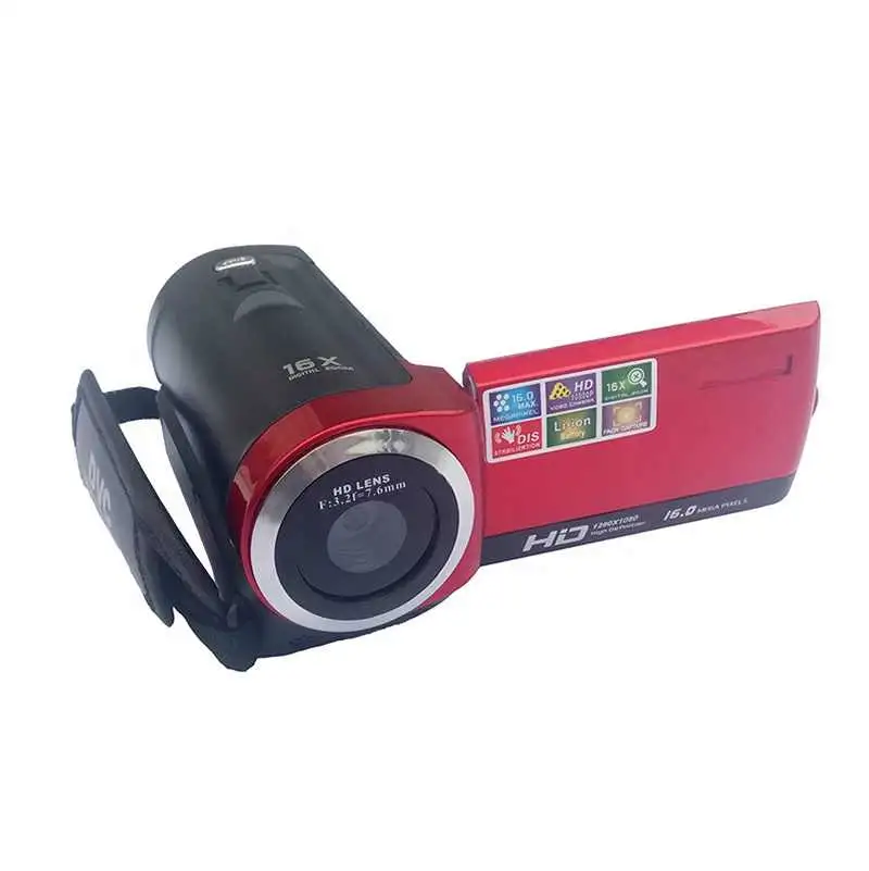 16MP Digital Video Camera HD Digital Camcorder with 2.7'' TFT Display and 16X Digital Zoom