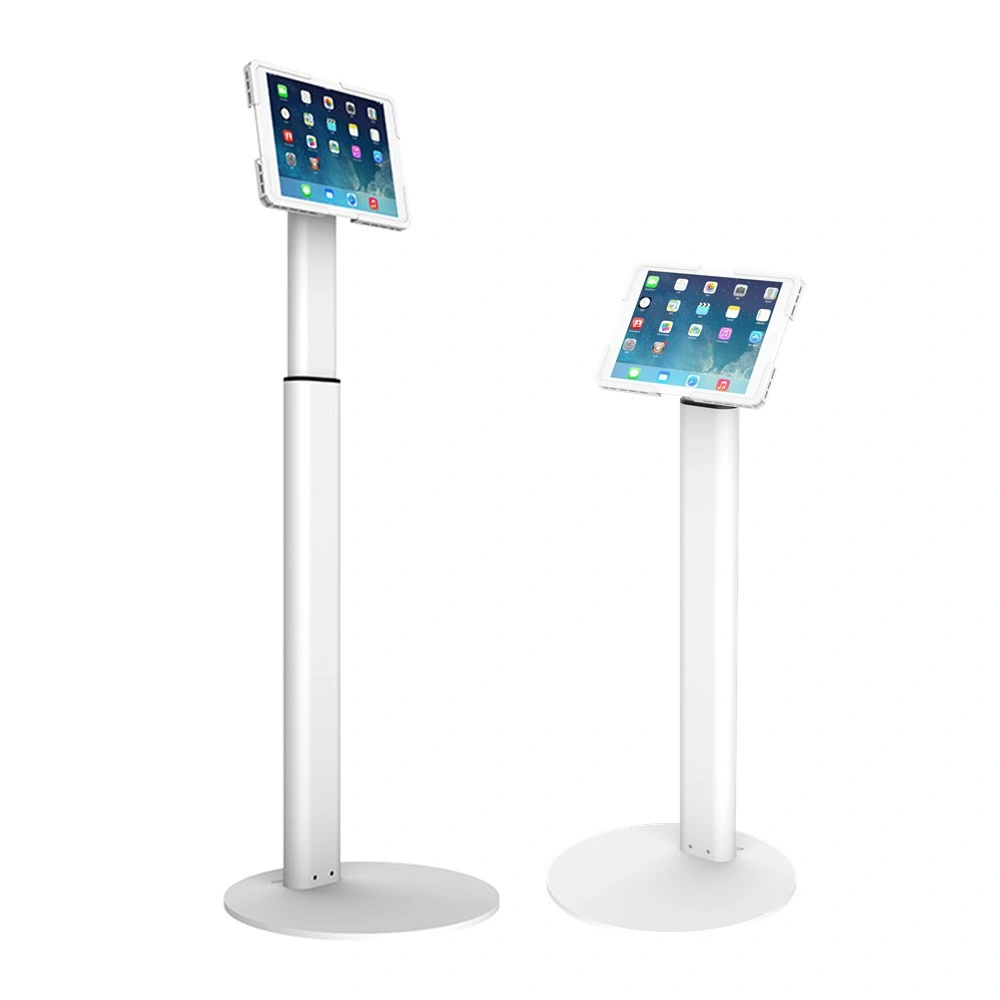 Patentiertem Design Universal Höhenverstellbarer Kiosk Boden Tablet Bodenständer Für 7′ -13′ iPad Ständer