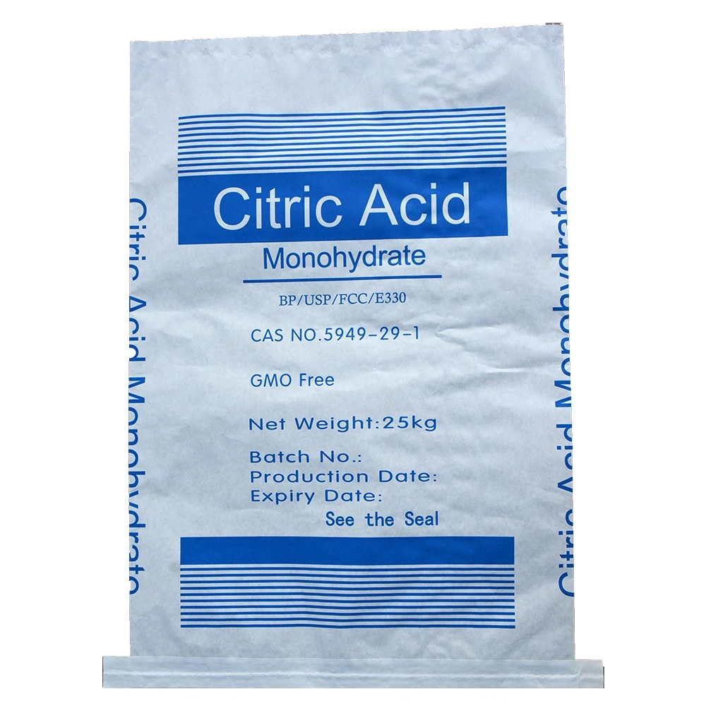 Ácido cítrico de grado alimentario Monohidrato/ ácido cítrico anhidro 99,5% no. CAS: 77-92-9 Proveedor de confianza digno en China