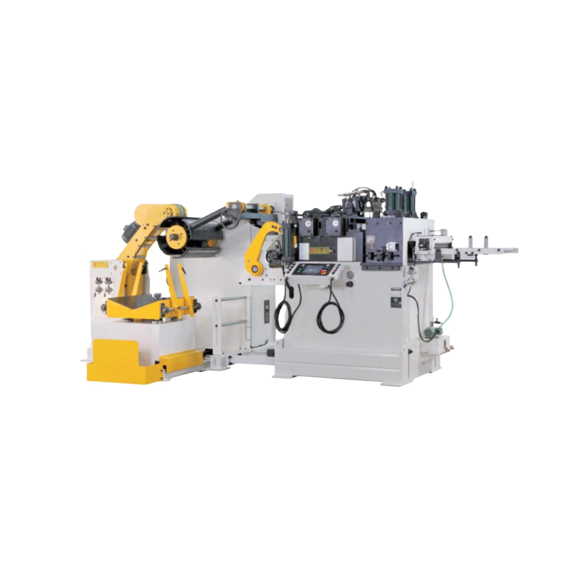Thickness Coil 0.6-6.0mm Decoiler Straightener Nc Feeder Press Peripheral Equipment Uncoiling Straightening Leveling Machine