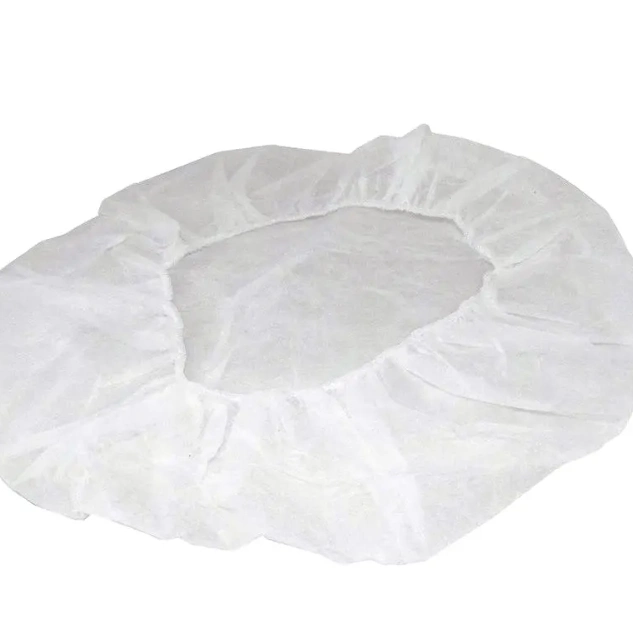 OEM CE Factory Non Woven Strip Bouffant Round Disposable Mob Cap