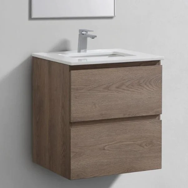 Modern Wooden Vanity Wall Hung Cabinet Vanity Bathroom Furniture