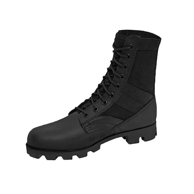 Hot Selling Genuine Leather Tactical Jungle Safety Boots