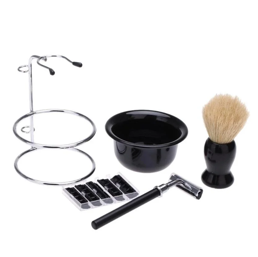 Newest Hair Safety Razor with Shaving Brush Set