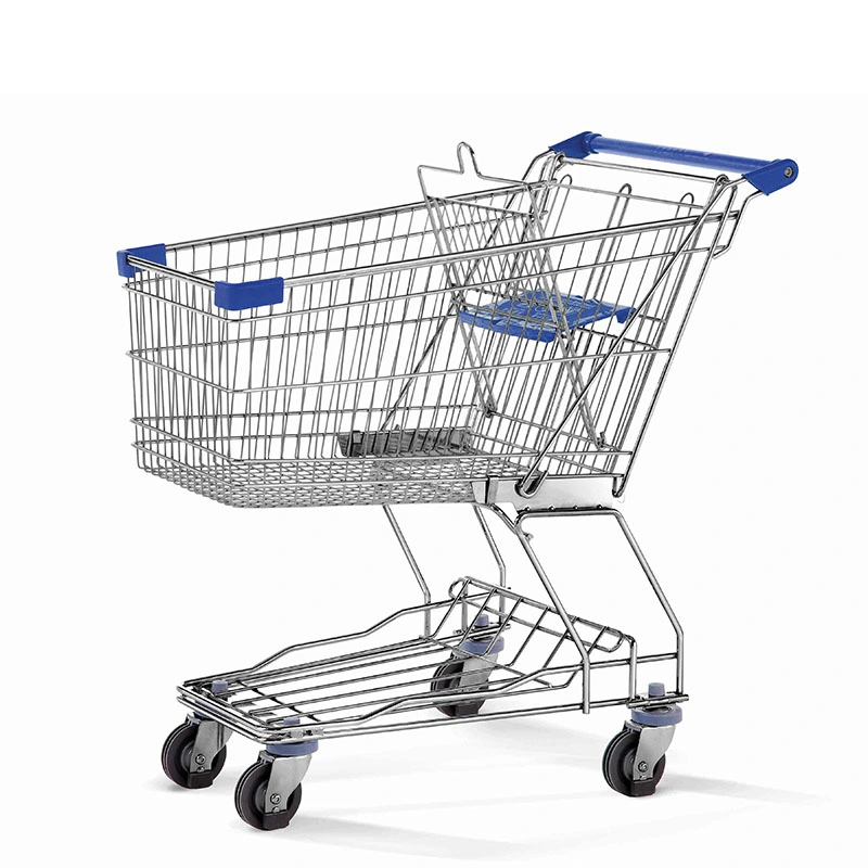 Foldable Travel Luggage Shopping Cart Trolley / Aluminum Household Cart