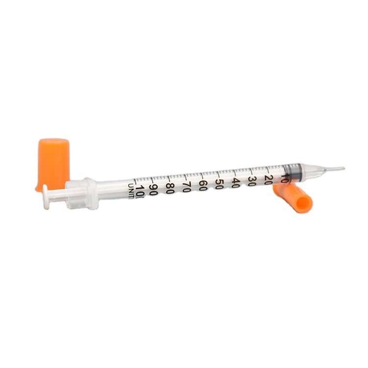 1ml Disposable Insulin Syringe Needle Luer Lock Vaccine Syringe