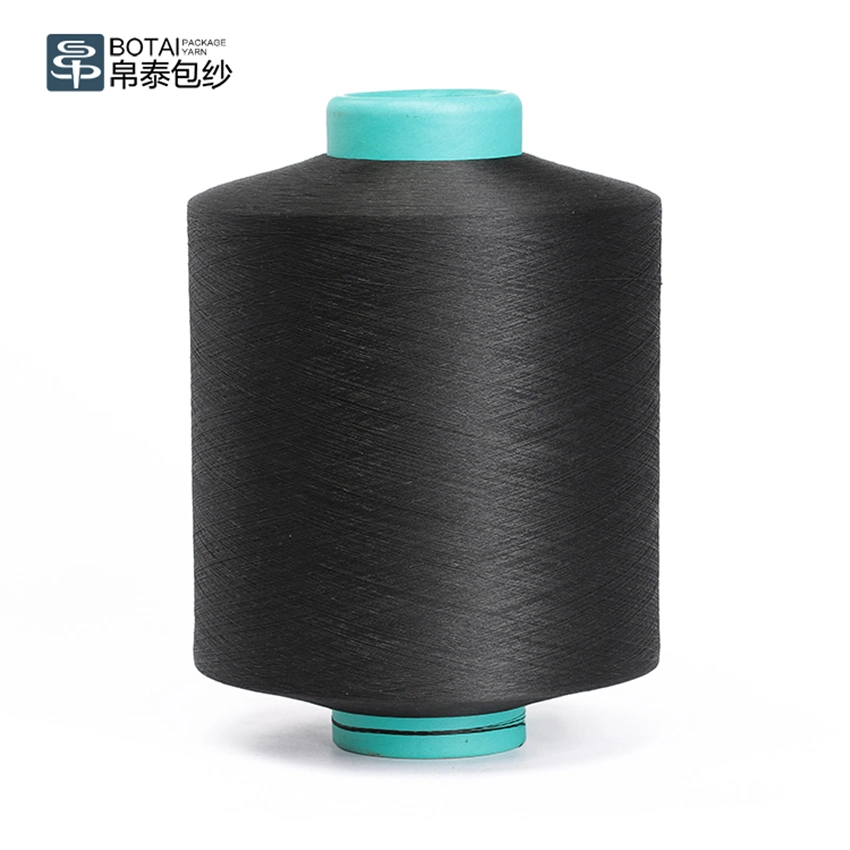 Grs Recycled Polyester Spandex Air Covered Yarn for Seamless Knitting