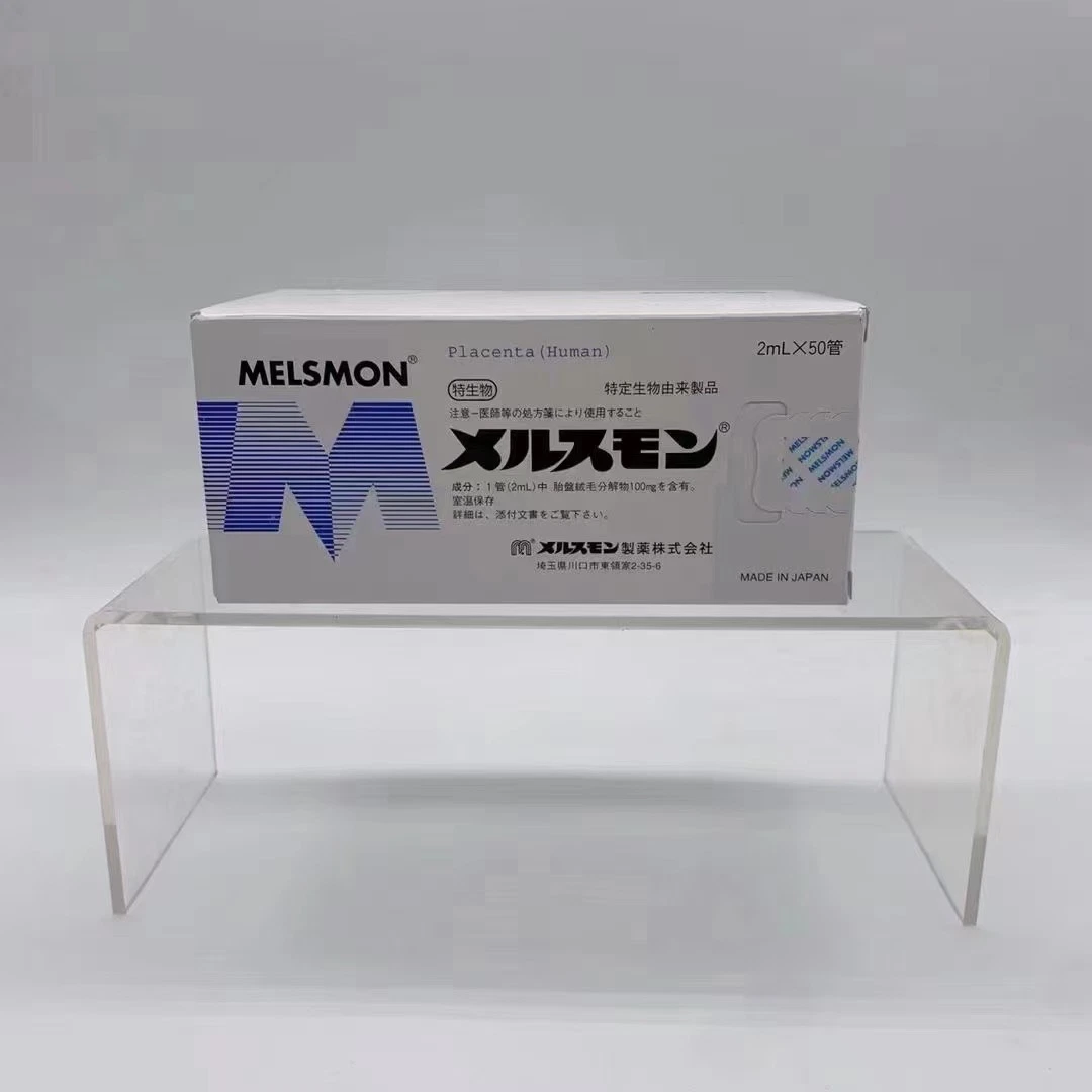 Original Melsmon placenta humain (50 ampoules) Jbp Laennec Japon Les produits de blanchiment pour la mésothérapie Soins cutanés pour antivieillissement et rajeunissement de la peau