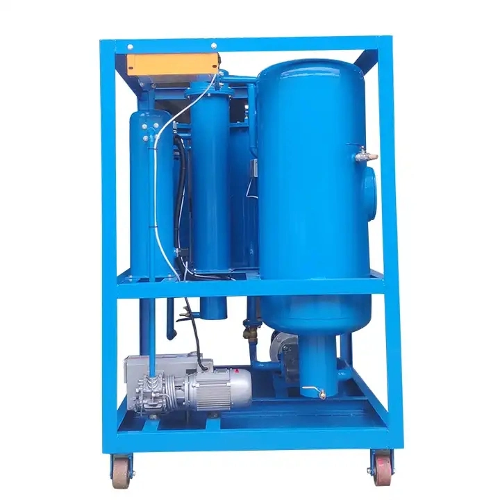 Transformador purificador de aceite de vacío Dehidración planta de limpieza transformador en línea Máquina de purificación de aceite