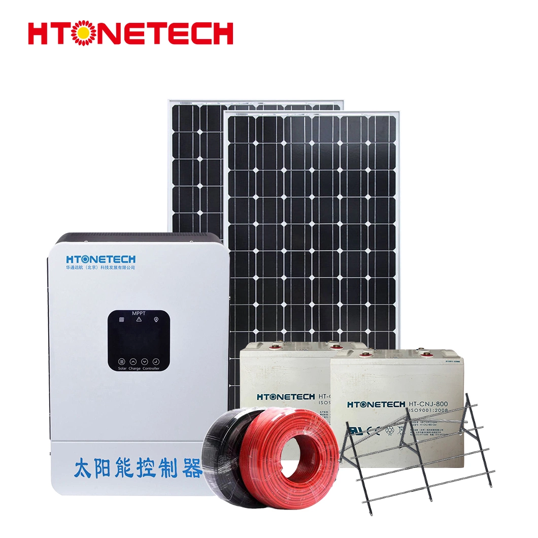 Htonetech Standard Competitive Price Solar off Grid System Manufacturing China 17kw Camper Solar Power System with Solar Power Charging Controller