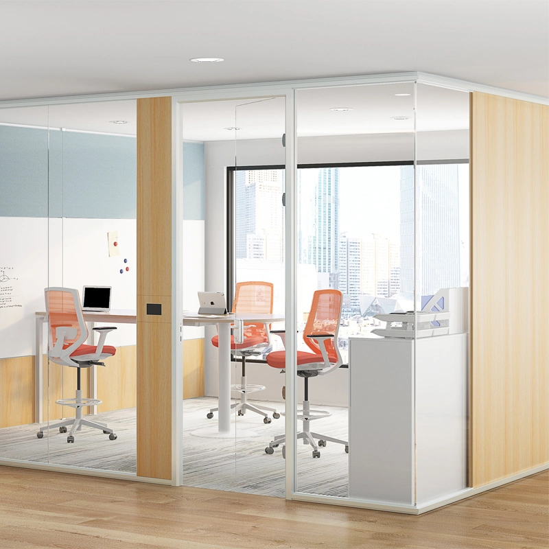 Factory Price Frameless Glass Partition Wall Aluminium Profile Office Partition