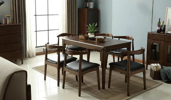 5 Star Hotel Restaurant Furniture Restaurant Dinner Table Set Solid Wood Coffee Table Set Nature Solid Wood