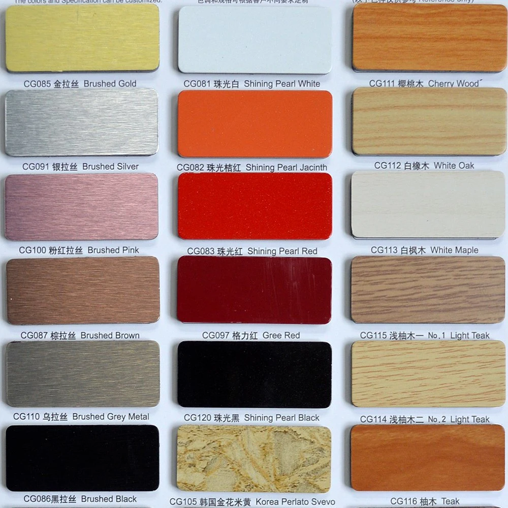 Wooden Building Curtain Wall Aluminum Composite Panel / Exterior Wall Aluminium Composite Panel / Color Coated Aluminum Composite Material