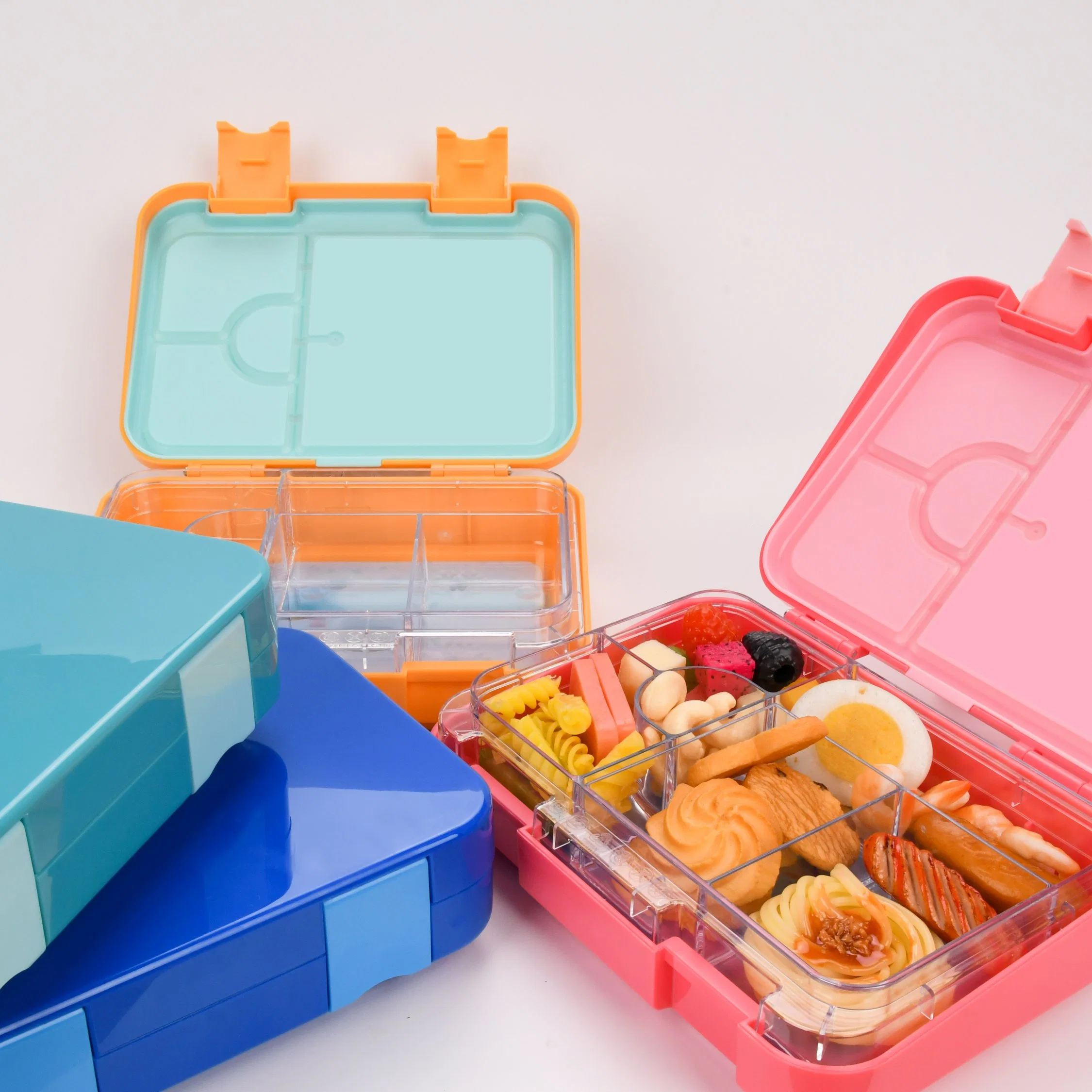 Food Container PP Plastic Lunch Box Kid Children Adult Divided Bento Lunch