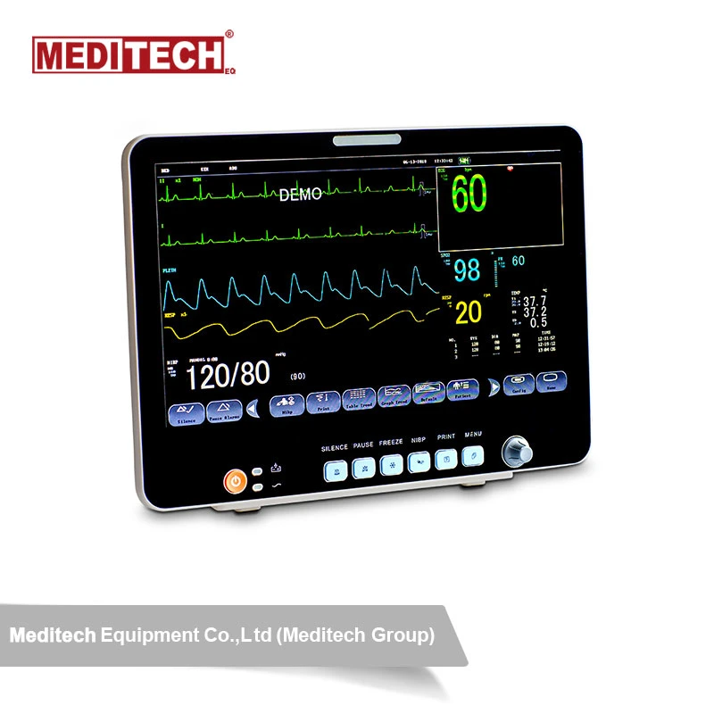 Dispositivo de monitoreo de signos vitales del paciente de emergencia First-Aid Onitor 5 Lead ECG Monitor paciente aprobado CE