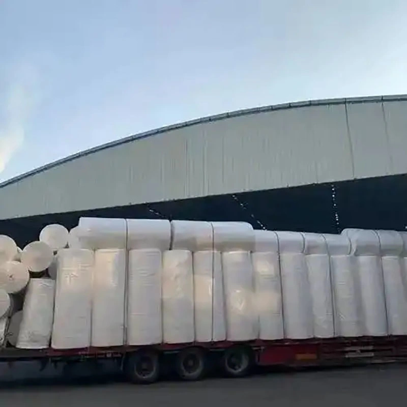 Virgin Wood Pulp 100% Cellulose Big Rolls of Paper Converting Raw Materials for Making Toilet Paper Bathroom Tissue Paper