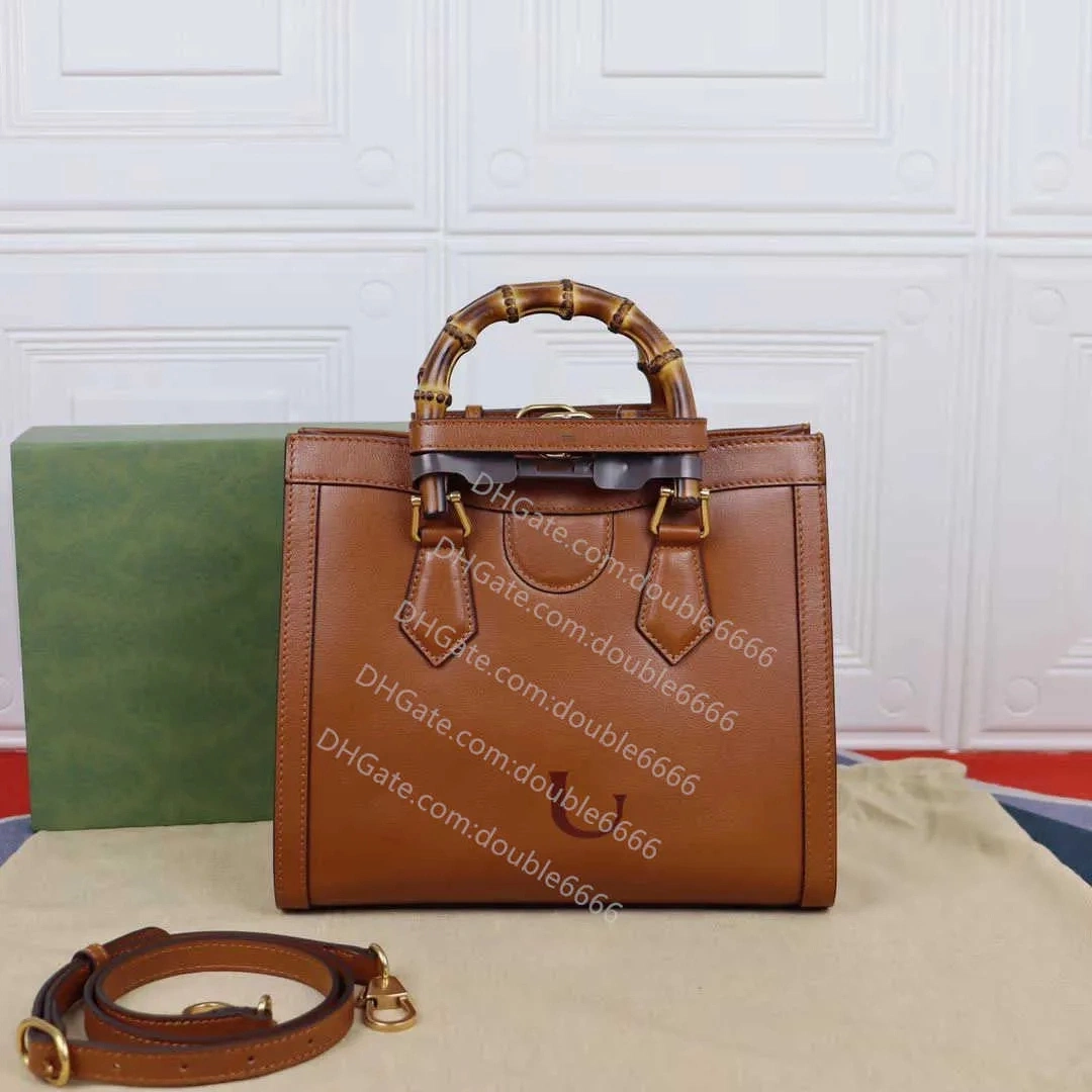 5A Top Quality Bamboo Cc Tote Bag with Original Box Designer Handbag Genuine Leather Shoulder Bags Womens Mirror Handbag