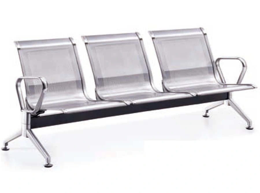 Hot Sale Stainless Steel 2 Seats Waiting Chair Public Office Hospital Furniture