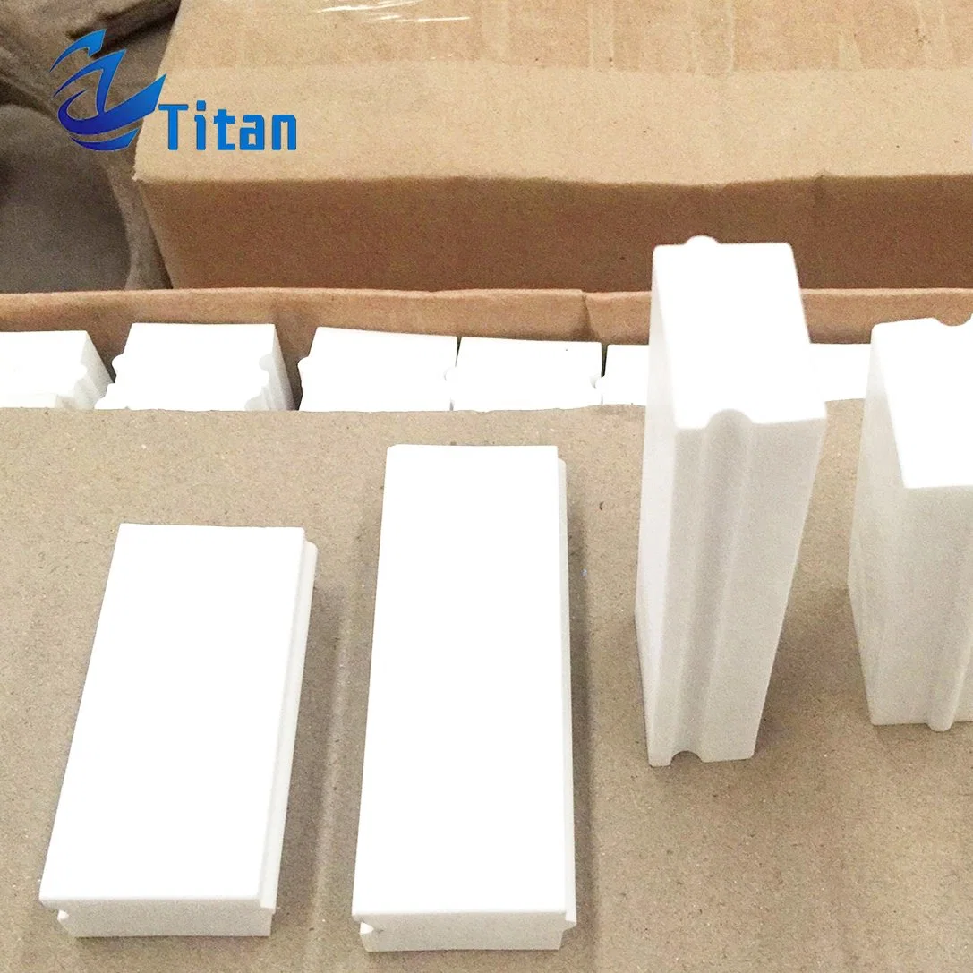 High Hardness Ceramic 92% 95% Al2O3 Alumina Wear Lining Brick for Chemical, Petroleum