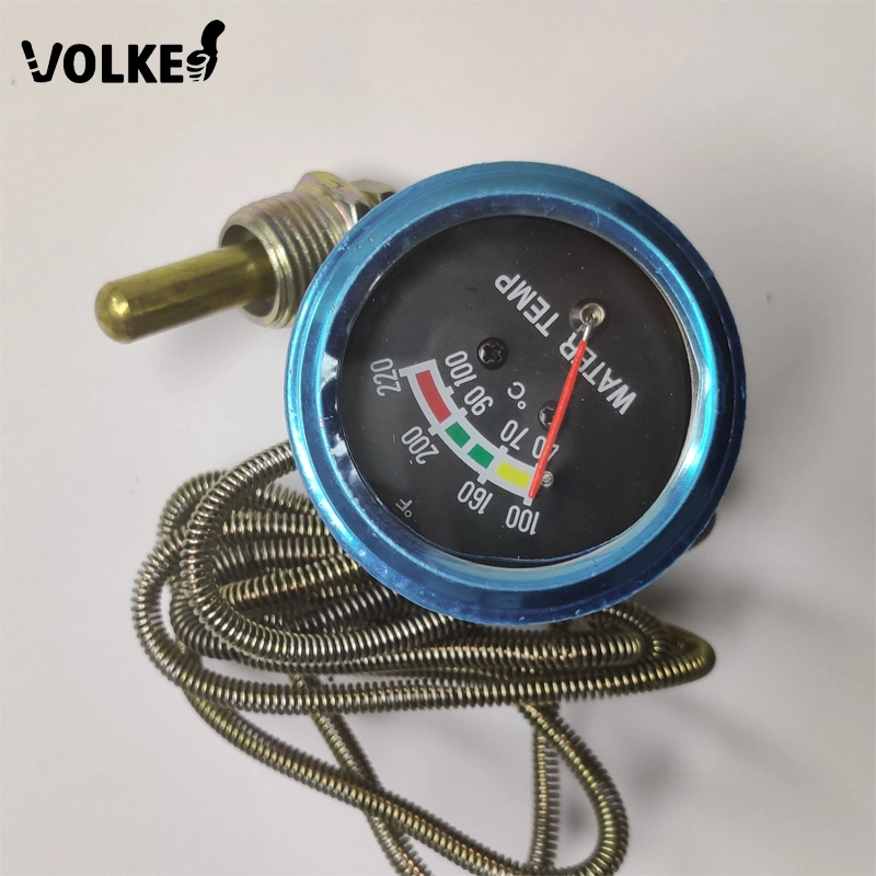 Plastic Dial Pressure Theory Water Temperature Gauge Capillary Tube Thermometer
