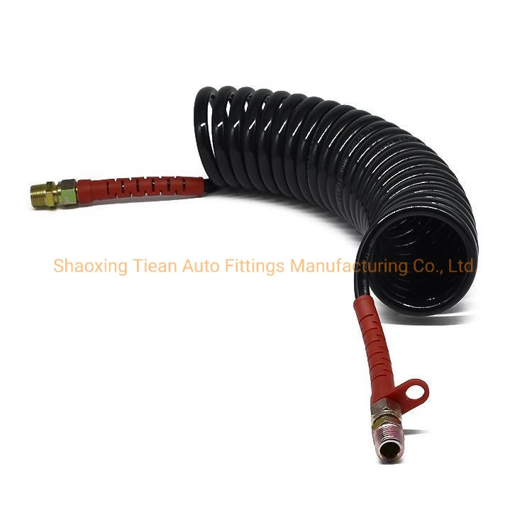 Factory 6mm PU 100% Plastic spiral Air Coil Hose